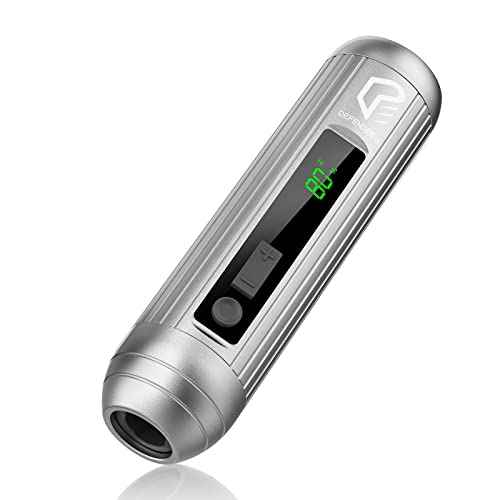 EZ Wireless Tattoo Machine 4.0mm - One Handed Control Tattoo Pen Machine with 2000mAh Battery Power Rotary Tattoo Gun Equipment for Cartridge Needles and Artists (Defender X Sliver)