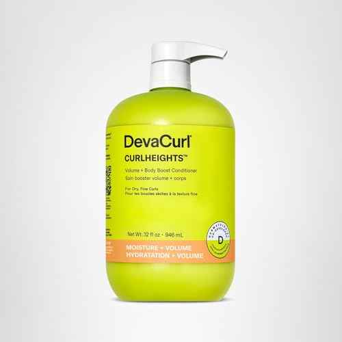 DevaCurl CurlHeights Volume + Body Boost Conditioner, 32 oz