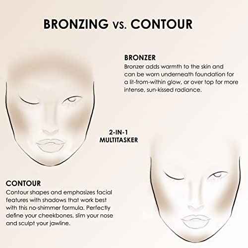 TEMPTU S/B Silicone-Based Contour & Bronze Starter Set For Sculpting, Contouring & Adding Dimension To The Face | Includes 6 Shades , 1 Count (Pack of 1)