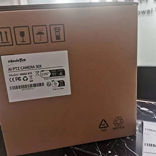 zowietek New Gen PTZ Camera PoE | AI Tracking | 30X Optical Zoom | NDI|HB (Full NDI) with simultaneous SDI, HDMI and USB Outputs | IP Live Streaming for Meeting, Church, Events, Teaching