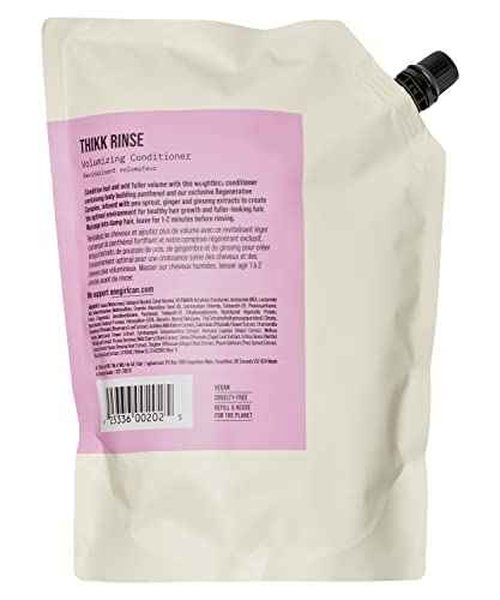 AG Care Thikk Rinse Volumizing Conditioner, Volumize and Nourish Hair - Exclusive Regenerative Complex, 33.8 Fl Oz