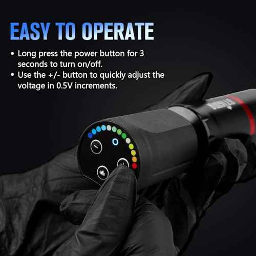 STIGMA Wireless Tattoo Gun Tattoo Kit Complete with Rotary Tattoo Pen,1400 mAh Tattoo Battery, 20Pcs Tattoo Cartridge Needles and 7 Colors Tattoo Ink Set Tattoo Accessories STQ49P802-1