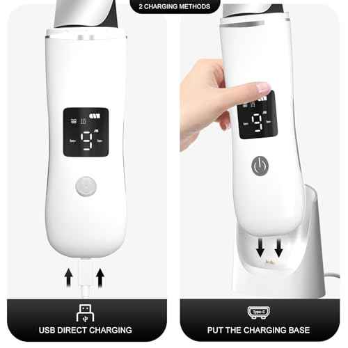 Face Scrubber Skin Spatula - Blackhead Remover with 4 Modes, Pore Extractor Face Spatula Deep Cleansing for Facial Skincare Women Gift