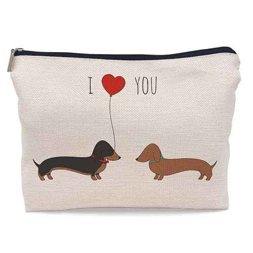 Dachshund Gifts: Makeup Bag, Wiener Dog Gifts for Women