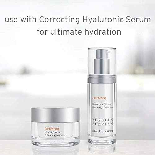 Kerstin Florian Rescue Creme | Hydrating Face Moisturizer for Dry Skin | Day & Night Cream to Boost Collagen & Elastin, Reduce Wrinkles | 1.7 fl oz