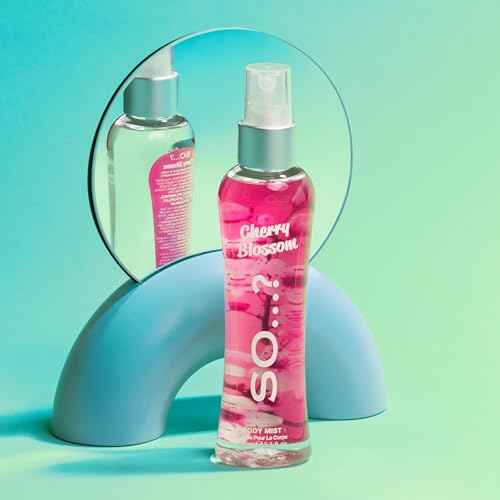 So...? Cherry Blossom Body Mist for Women - 3.5 oz Body Mist - Pack of 2
