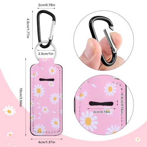 Pengxiaomei Chapsticks Holder Keychain for Lipstick Stocking Stuffers for Women