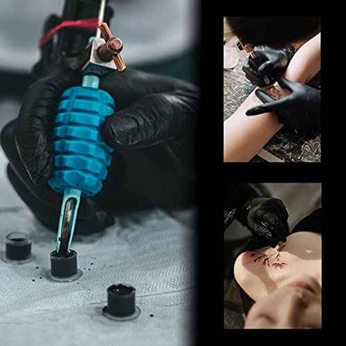 Tattoo Ink Caps Small - Yuelong 1000Pcs Plastic Pigment Caps Disposable Tattoo Cups With Base Sizes 11mm for Permanent Makeup Container Cap Tattoo Accessory Tattoo Ink