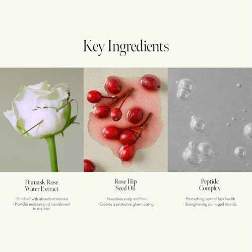 ANILLO Rosy Night Vegan Hair Perfume Long-Lasting Floral Musky Scented with Damask Rose Extract, Rosehip Oil, Peptide Complex for All Hair Type, Free of Silicone & Parabens (3.38 fl. Oz)