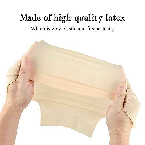 Bald Cap Halloween, 2Pcs Nylon Wig Caps 2Pcs Latex Makeup Bald Cap for Adults Women Men Costume Accessory for Theme Halloween Party Cosplay