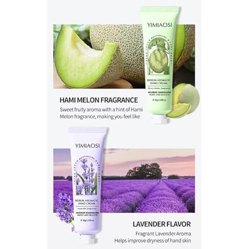 10pcs Hand Cream Gift Set, Deep Moisturizing Hand Lotion Cream Lip Mask Set For Girls
