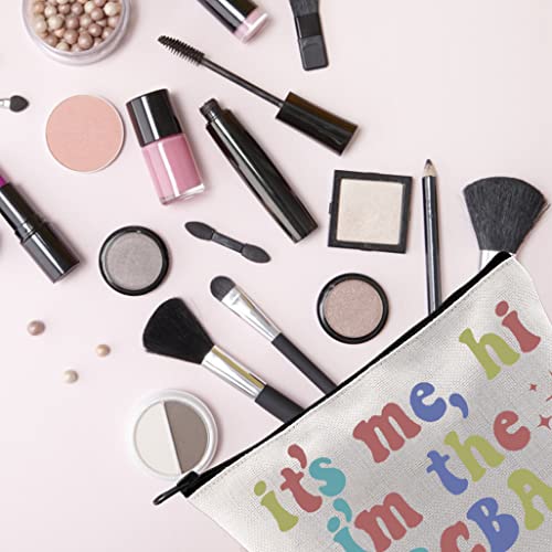 TSOTMO BCBA Zipper Makeup Bag It's Me, Hi I'm The BCBA It's Me Bag Applied Behavior Behavioral Therapist (BCBA)
