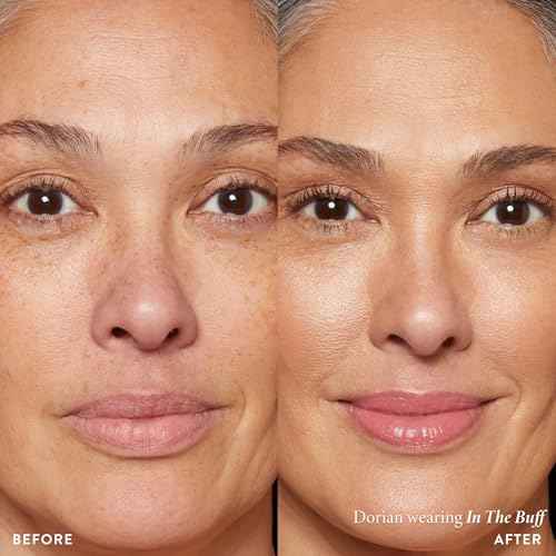 LAURA GELLER NEW YORK Jelly Balm Moisturizing Tinted Lip Balm - In the Buff - Hydrating Vitamin E - Semi-Shine Finish