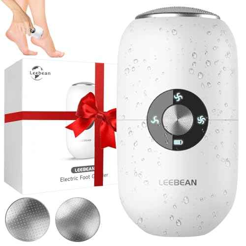 Foot Callus Remover,Dermawave Electric Foot File Callus Remover for Feet,2025 Upgraded Professional Foot Scrubber Pedicure Tools for Dead Skin,Adjustable Speed Feet File Grinder for Skin and Calluses