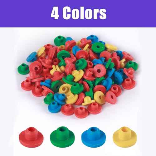 300Pcs Tattoo Grommets - Usiriy Tattoo Rubber Grommets Soft Silicone Grommets Nipples for Tattoo Coil Machine Needles Tattoo Supply Tattoo Accessories