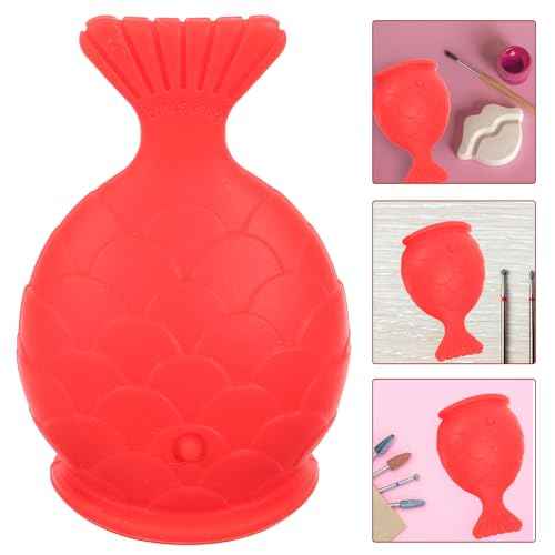 Silicone Fish Lip Filler (red) Tools Reusable Lip Enhancer Lip Silicone Plumper Lip Plumping Device Lip Suction Plumper Womens Lip Plumper Lip Silicone Plumping Device