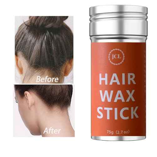 JCL Hair Wax Stick for Women, 1PC Wax Stick for Hair, 2.7 Oz Hair Stick Wax for Flyaways Slick Back Gel Non-greasy Wax Stick Pomade Stick for Fly Away & Frizz Hair