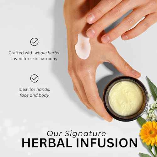 Organic Beef Tallow for Skin ? USDA-certified Whipped Tallow Balm for Skin Face and Body with Jojoba Oil and Cocoa Butter ? Unscented and Herb-Infused ? 2 oz.