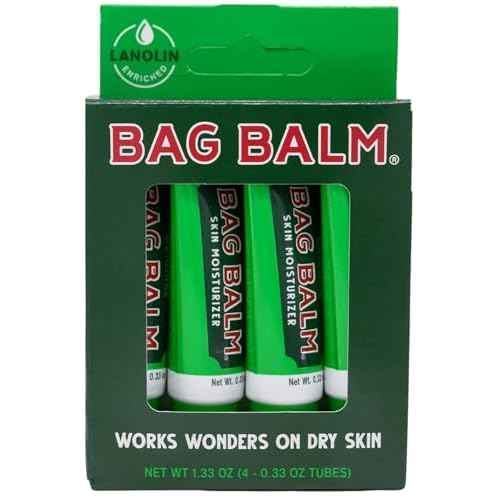 Bag Balm Original Skin Moisturizer Gift Box - 0.33oz, 4 Pack of Lip Balm Tubes