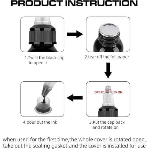 Hawink Tattoo Ink Set 1/2 oz (15ml) Tattoo Supply 14 Colors Pigment Kit Ink USA TI203-15-14