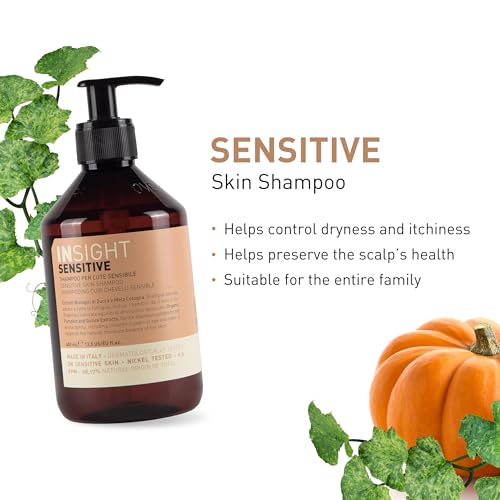 InSight Professional Shampoo for Sensitive Skin, 30.4 Fl. Oz. - Unscented, Sulfate Free, Dermatologically Tested, Vegan, Moisturizing for Dryness