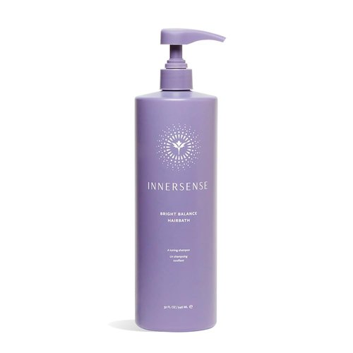 INNERSENSE Organic Beauty - Natural Bright Balance Purple Toning Hairbath | Non-Toxic, Cruelty-Free Haircare (32 fl oz | 946 ml)