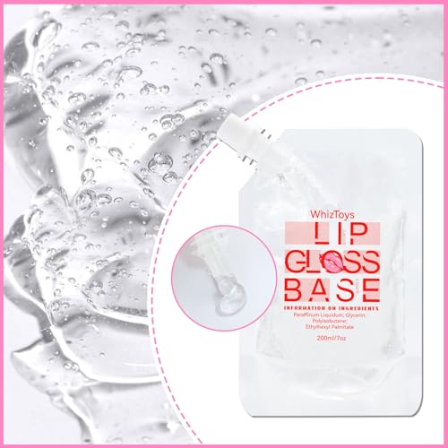 74PCS DIY Lip Gloss Making Kit£¬Make Your Own Lip Glosses Set Moisturizing Lip Glaze Handmade Glittery Set for Makeup Lover Beginner Teen Girl Gifts£¬200ml Lipgloss Base