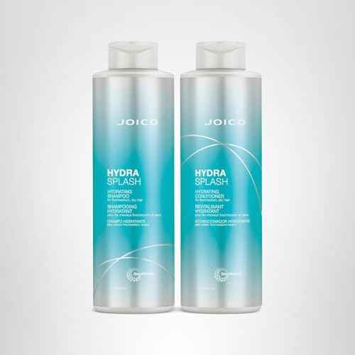 Joico HydraSplash Hydrating Shampoo and Conditioner| For Fine, Medium, Dry Hair | Replenish Moisture | Add Hydration & Softness | With Sea Kelp & Coconut Water | 33.8.1 Fl Oz