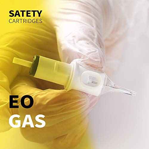 HAWINK 3RL Tattoo Needles Cartridge Bugpin 3 Round Liner X-Taper 50PCS with Membrane Professional Disposable EN05S-50-1003RL