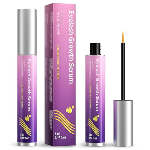 Eyelash Growth Serum, Premium Lash Serum Promotes Longer, Thicker£¨Gold£©