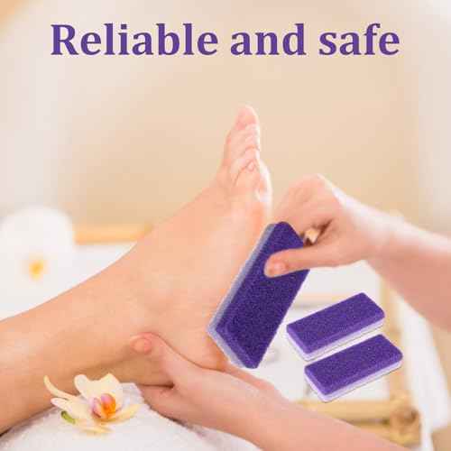 6pcs Foot Stone Pumice,Heel Scrubber,Foot Pumice Stone for Feet Skin Callus Remover and Scrubber£¨Purple£©