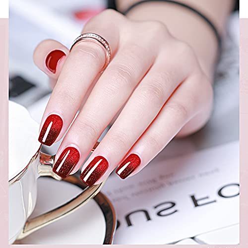 Gel Nail Polish Set,Color Changing Gel Nail Polish Set,Mood Changing Gel Nail Polish Set,Shellc Uv Gel Nail Polish,Temperature Change Gel Polish Set,Soak Off Uv Led Nail Polish Salon Art 004