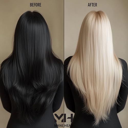 9 Level Bleaching Powder For Hair 17.64 oz - 500g 1.1lbs, Premium 9+ Dust Free Violet , Extra Strength, Up to 9 Levels of Lift, Hair Bleach, Hair Lightener, Hair Bleach Powder