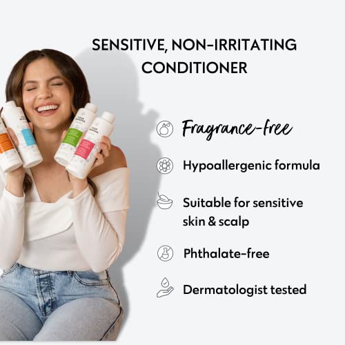 No nothing Very Sensitive Moisturizing Conditioner - For Dry & Damaged Hair ? Suitable for Sensitive Skin & Scalp - 100% Vegan, Hypoallergenic, Fragrance Free, Unscented, Paraben Free- 33.8 fl oz.