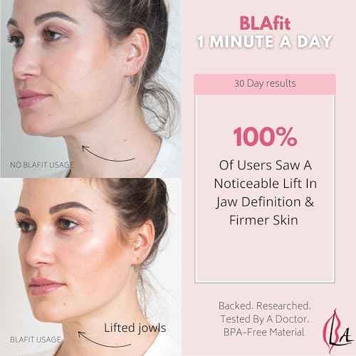 Lip Plumper Device | Non-Invasive Lip Plumping Device, Pain-Free | 60-Second Daily Exercise for Fuller Lips, Defined Jawline & Firmer Skin, MADE IN USA (Sky Blue)