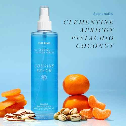 Just Juice - The Summer I Turned Pretty Cousins Beach Body Mist - Beachy, Creamy Coconut and Vanilla Body Spray for Women and Men - 10.14 oz