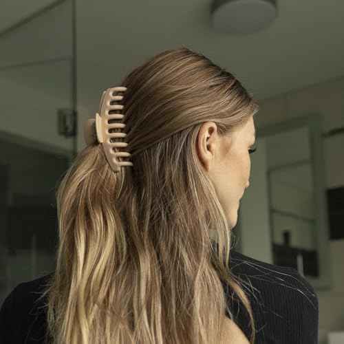 FRAMAR Extra Large Claw Clips For Thick Hair ? Hair Claws Pack, Large Hair Clips For Thick Hair, Claw Clip Pack, Hairclips, Hairclips. For Women, Ganchos Para El Cabello ? Non Slip Matte Finish