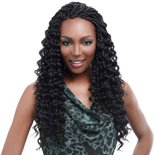 Harlem125 Synthetic Hair Braids Kima Braid Ripple Deep 20" (6-Pack, 1)