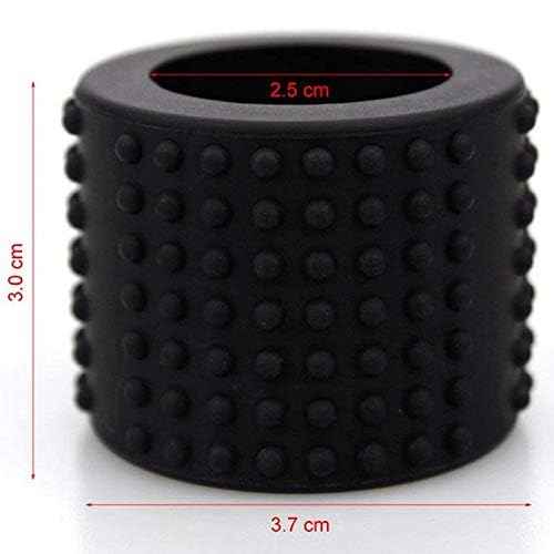 Black Tattoo Supply Food Grade Silicone Tattoo Grip Cover Dia 25xH30mm for Grip Pen Accessories Supply Supplies£¨3.7cm*3cm£©