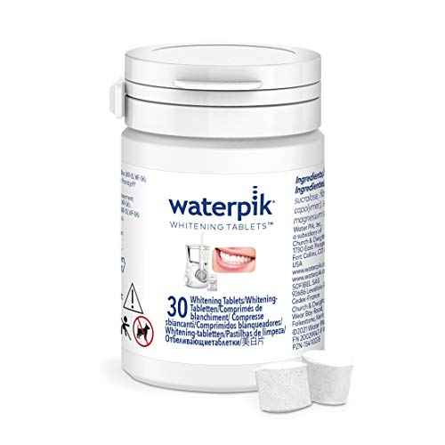 Waterpik Fresh Mint Whitening Refill Tablets (30 Count), Restore Natural Teeth Whiteness, Packaging May Vary, WT-30