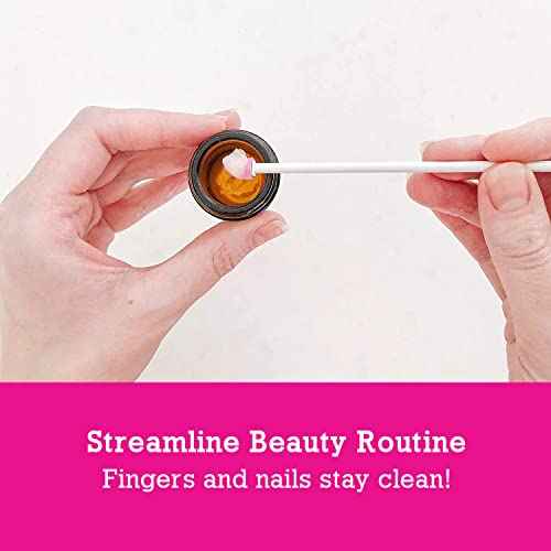 Spatty Lip Gloss Tiny Beauty Spatula (6 Inch Pink) Shark Tank Mom Made Scrapes Last Drop of Lipstick, Concealer, Chapstick, Tiny Makeup Cosmetics Gifts for Women, Teen, Grandma, Mom Stocking Stuffers