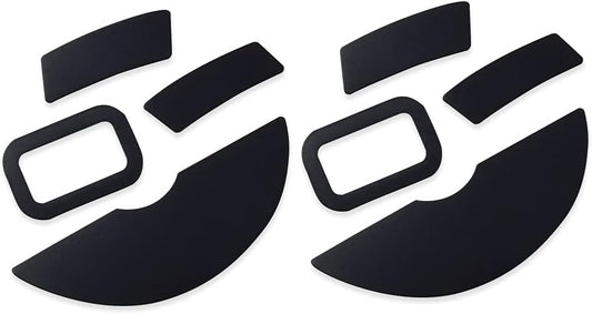 2Sets Rounded Edges Curved Mouse Feet Pads Skates Compatible for Razer Mamba Wireless RC30-027101 Gaming Mouse (for Mamba Wireless Mouse feet)