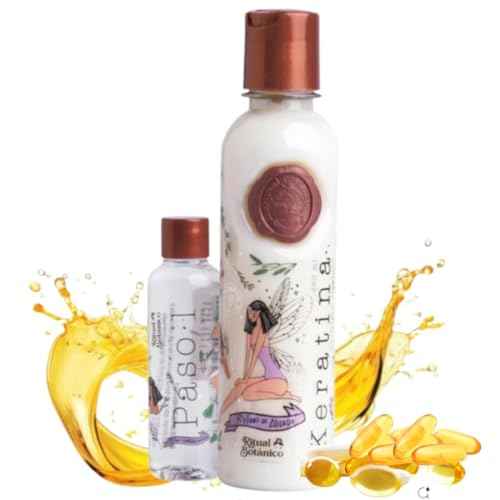 Ritual Bot?nico Keratina Org?nica 250 ML | Aporta Brillo, Sedosidad y Nutrici?n | Botox Capilar sin Formol | Hair Straightener con 12 Aceites Naturales