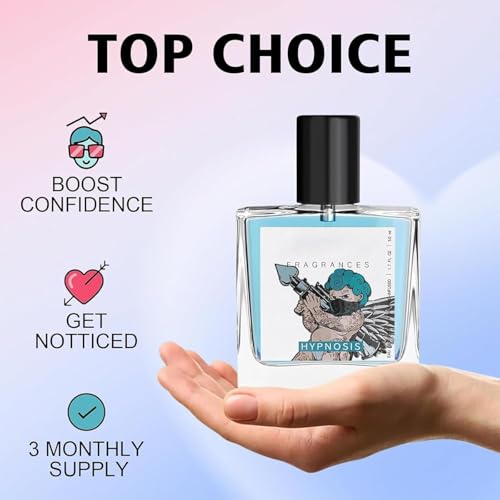 Hypnosis 2.0 Cologne for Men (Pheromone-Infused Long Lasting), Natural Herbal Formula-Scent, Men's Fragrances | EDP Hypnosis Perfume Pheromone Colognes| Enhance Attract