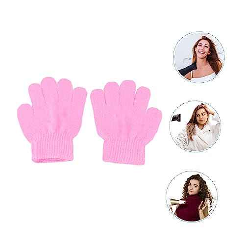 2pcs Quick Drying Five-Finger Hair Drying Gloves Super Absorbent Water Wipe Gloves for Boys and Girls Quick Absorption Lightweight and Compact Design for Travel