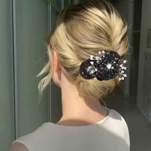 2 PACK Big Camellia Flower Bun Makers - Hair Twister Accessories for Flexible, Quick Donut Bun Wraps for Women (Style 3)