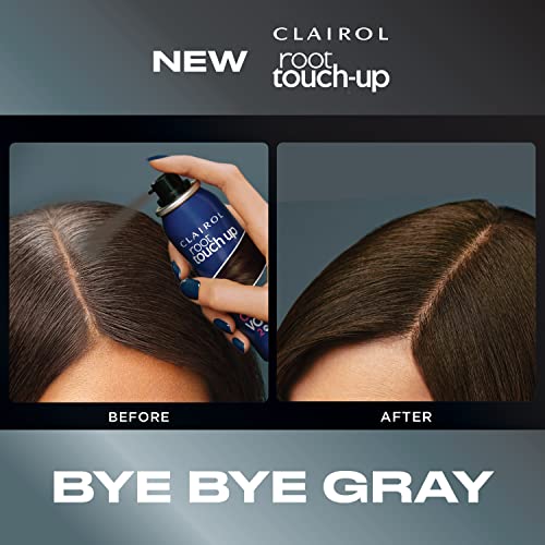 Clairol Root Touch-Up Color + Volume 2-in-1 Temporary Spray, Dark Brown Hair Color, Pack of 1