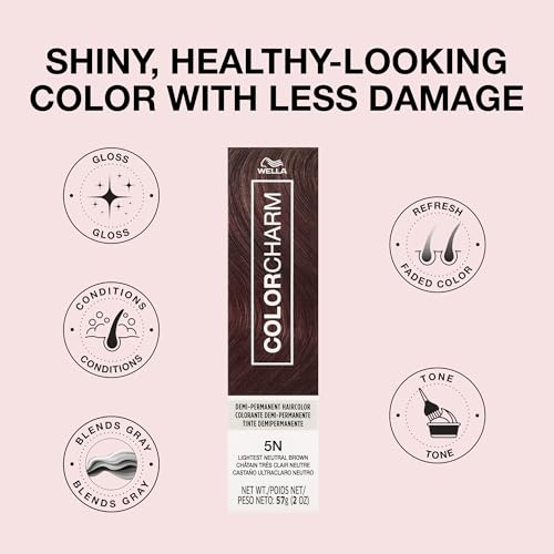 COLORCHARM Demi Permanent Hair Color - Gloss, Refresh & Tone - 2 Fl Oz
