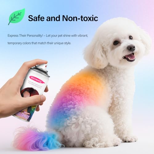 One-Day Temporary Hair Color Spray For Kids Women Men, Washable Hair Dye Spray Non-Sticky For Cosplay Party DIY, Christmas Party, Halloween Crazy Hair Day (Fiery Red, 4.06 oz)