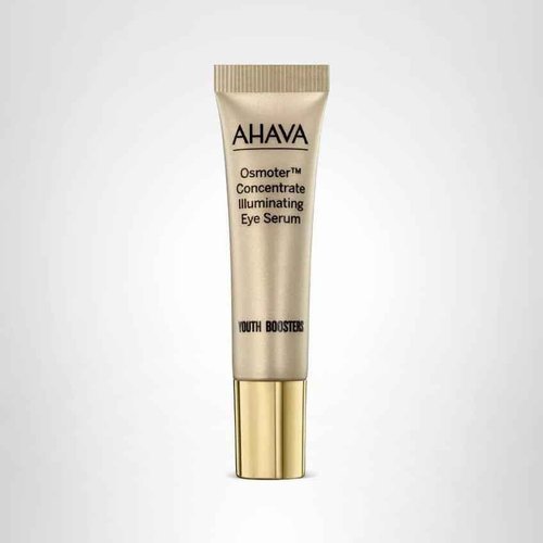 AHAVA Osmoter Concentrate Illuminating Eye Serum - Silky Serum to Boost Eyes’ Youthfulness & Revitalization, Enhances Luminosity, Reduces Dark Circles, with Exclusive Osmoter X3 & Caffeine, 0.5 Fl.Oz